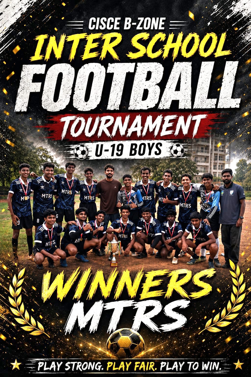U-14 Zonal Football Champions